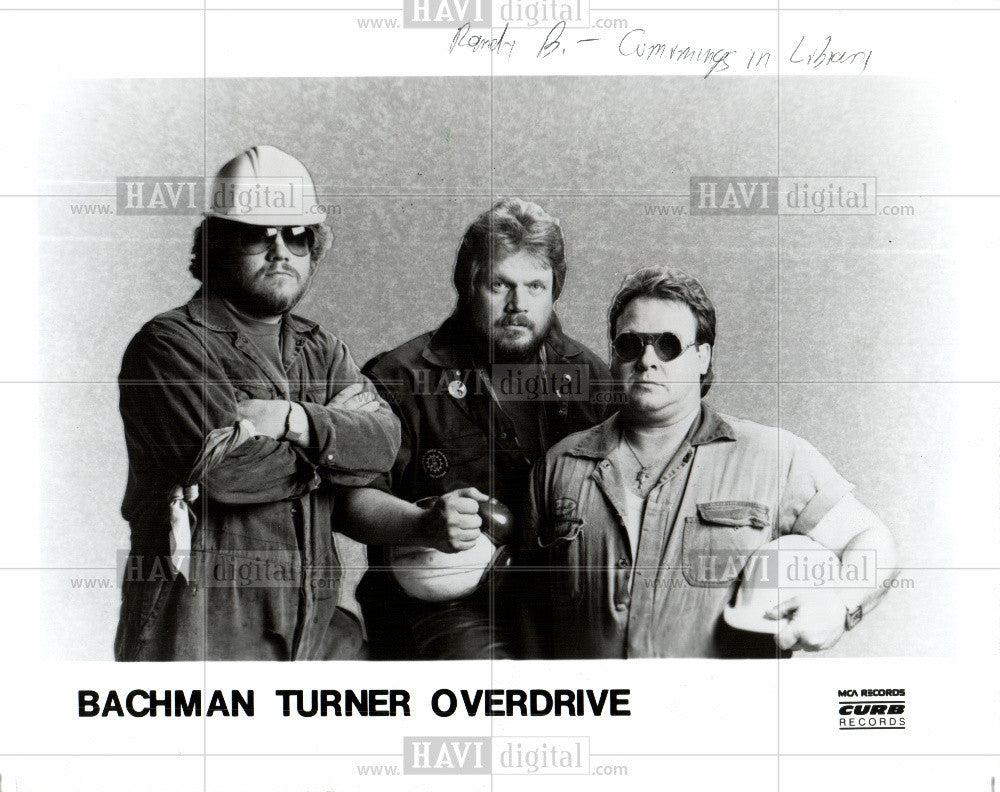 1987 Press Photo Bachman Turner Overdrive Canadian rock - Historic Images