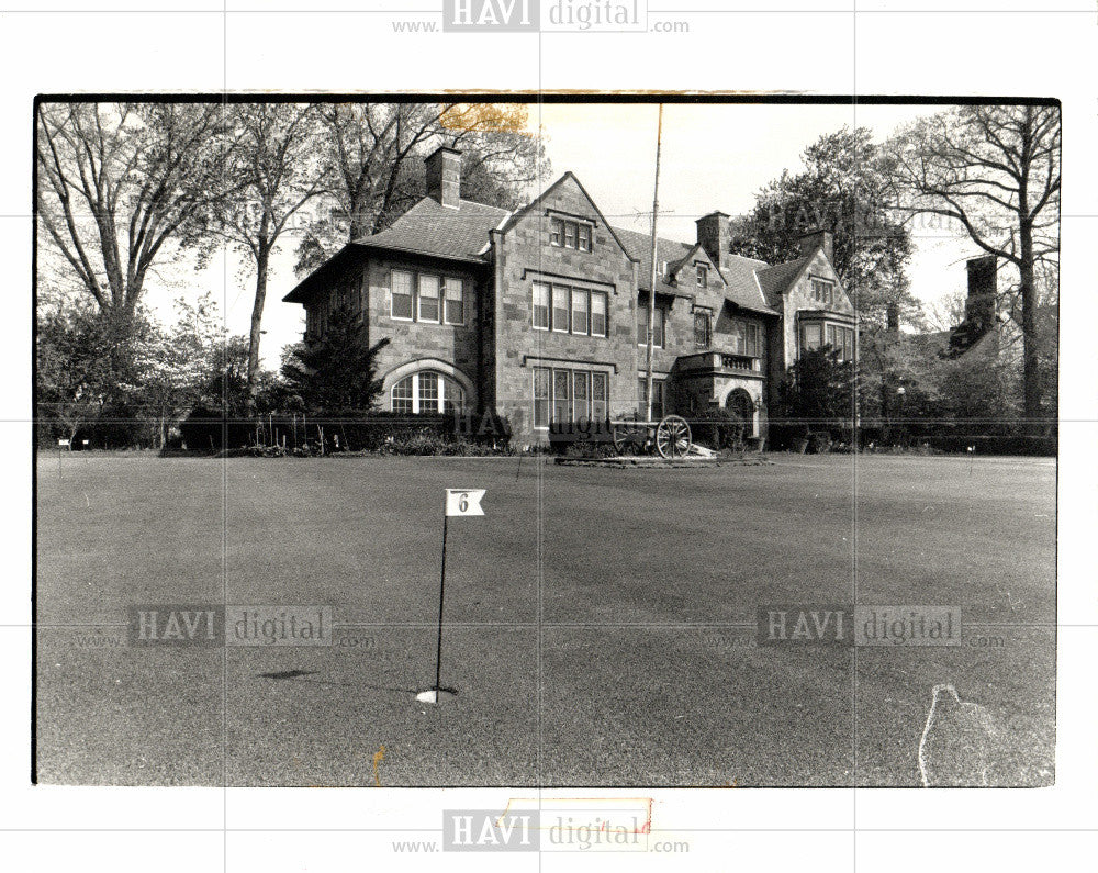 1990 Press Photo Former Briggs home - Historic Images