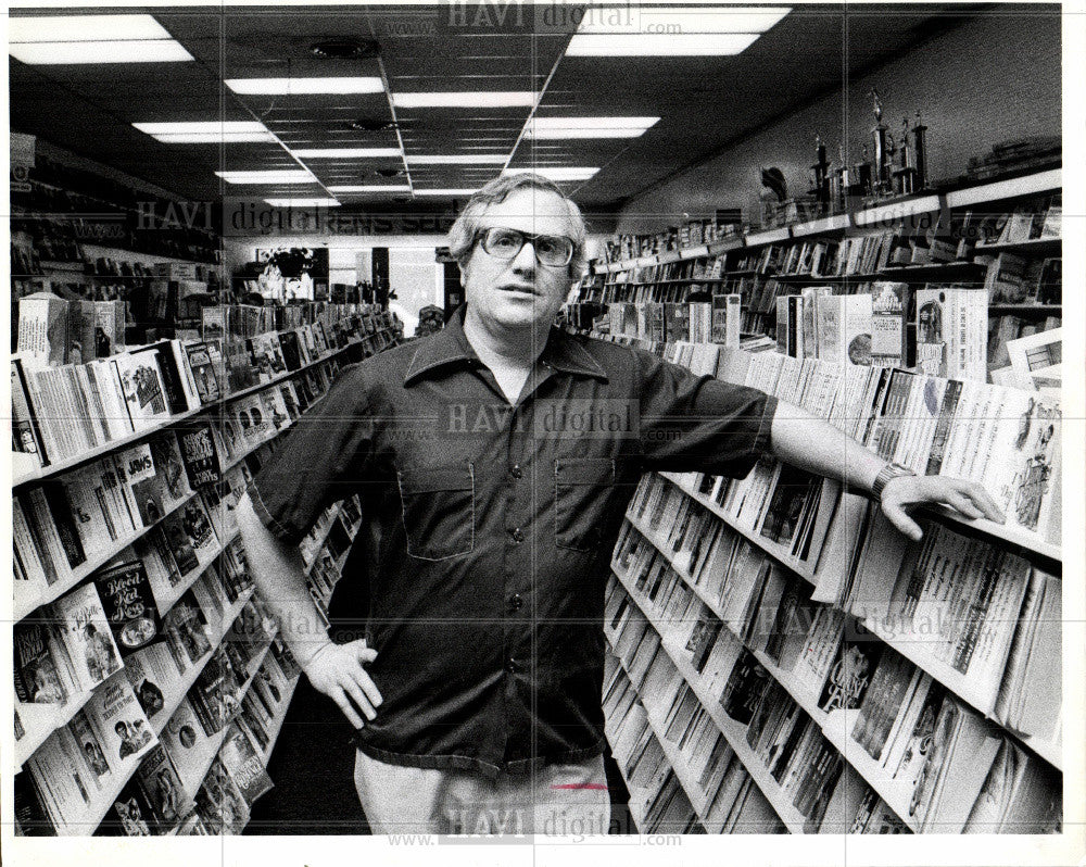 1978 Press Photo Book stores 1978 newspaper specialty - Historic Images