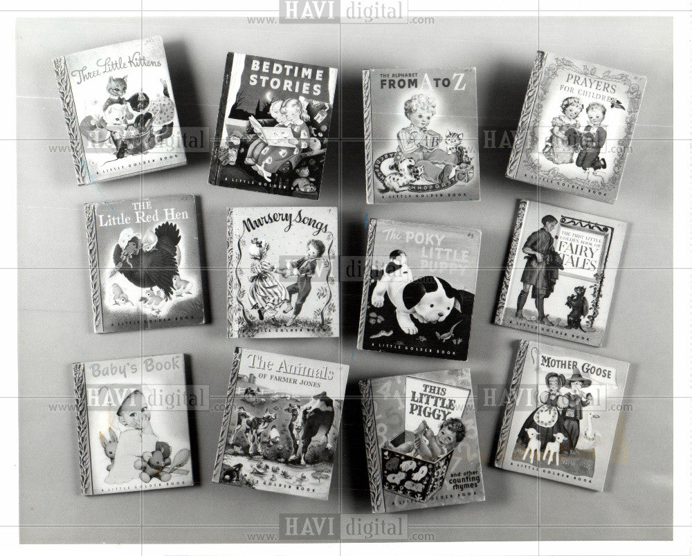 1992 Press Photo Little Golden Books - Historic Images