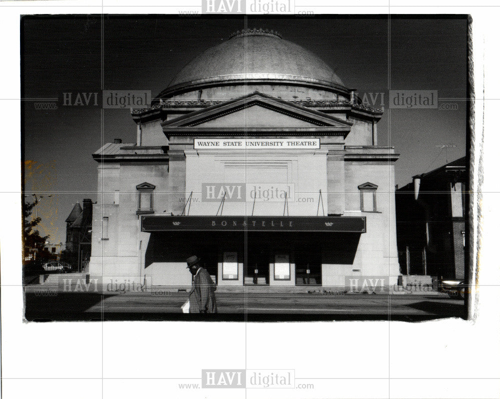 1989 Press Photo Wayne State University 1964  theater - Historic Images