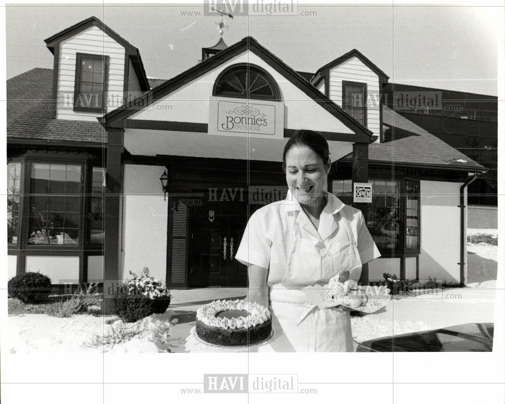 1980 Press Photo Bonnie&#39;s patisserie - Historic Images