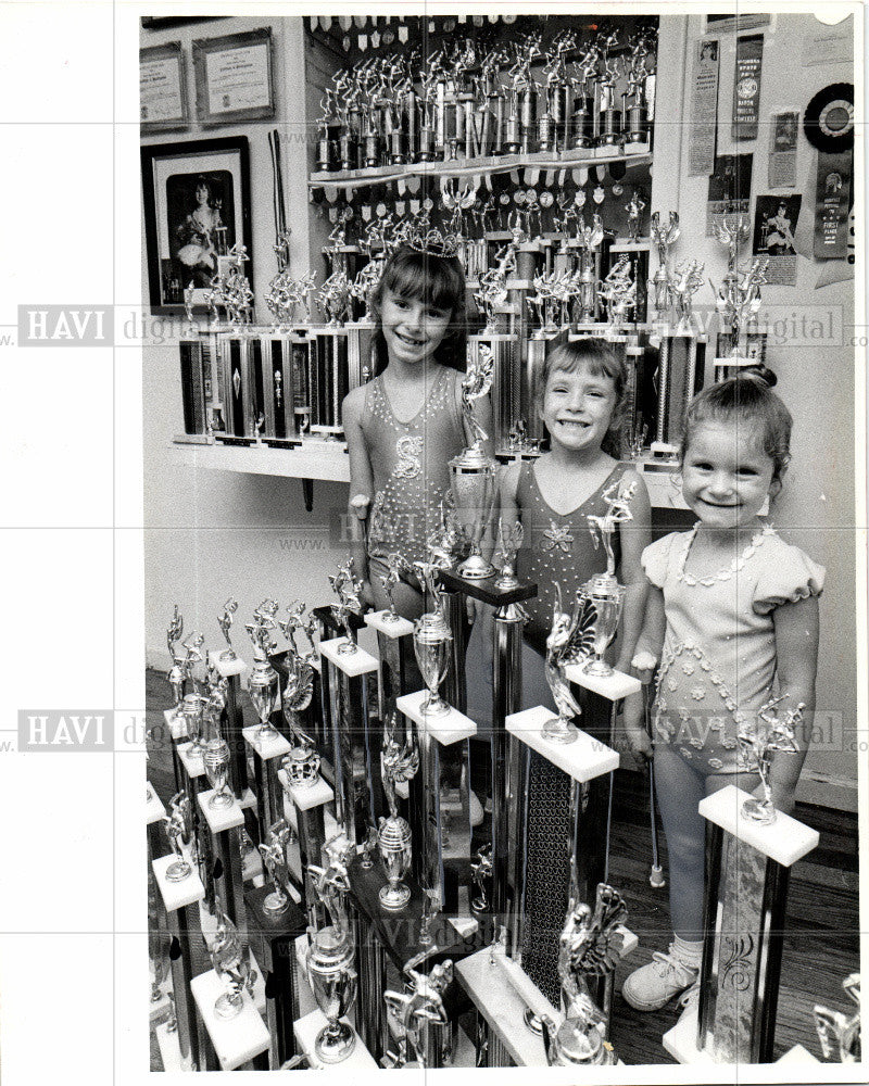 1979 Press Photo The Richarson twirlers - Historic Images