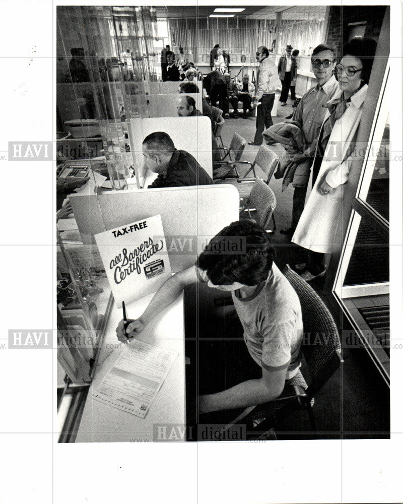 1981 Press Photo bank - Historic Images