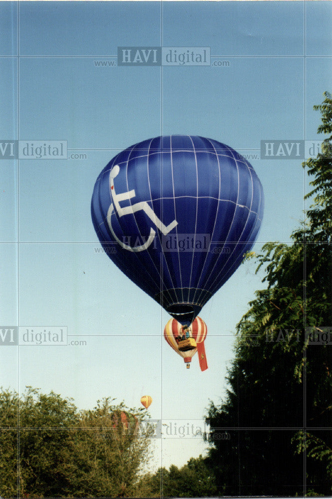 1993 Press Photo Ballooning  hot air balloons - Historic Images