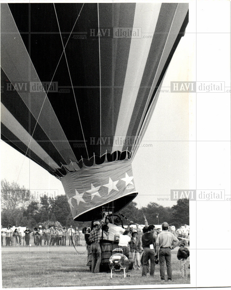 1981 Press Photo ballon aircraft - Historic Images