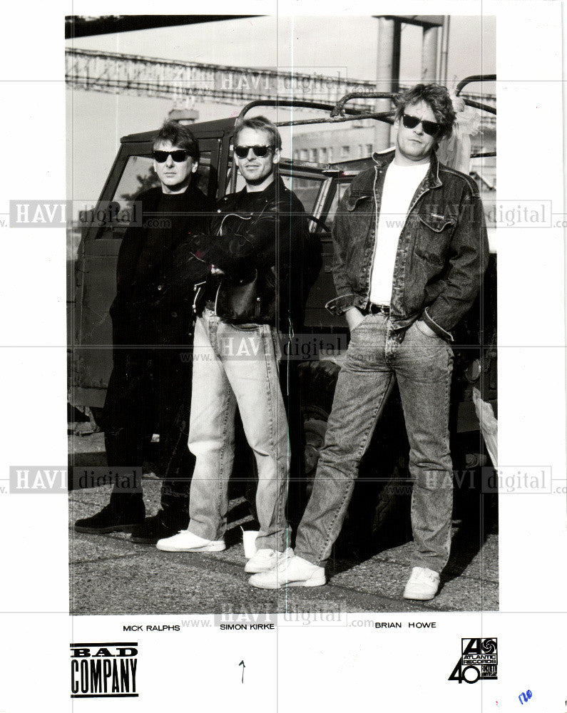 1988 Press Photo Bad Company McK ralphs Simon Kirke - Historic Images