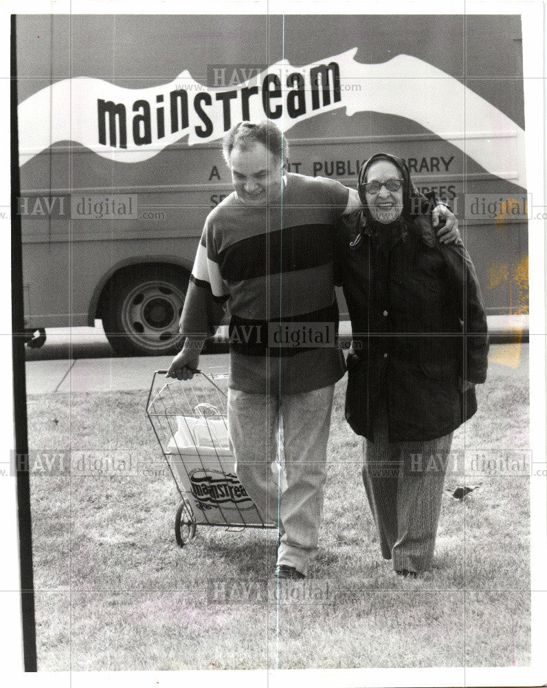 1992 Press Photo Bookmobile - Historic Images