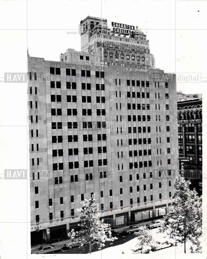 1963 Press Photo sheraton,parking,hotel,neighbours - Historic Images