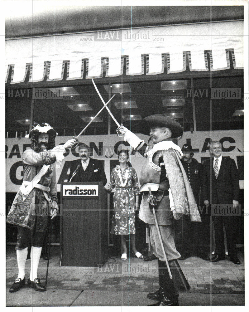 1978 Press Photo Radisson Cadillac Hotel Book Ceremony - Historic Images