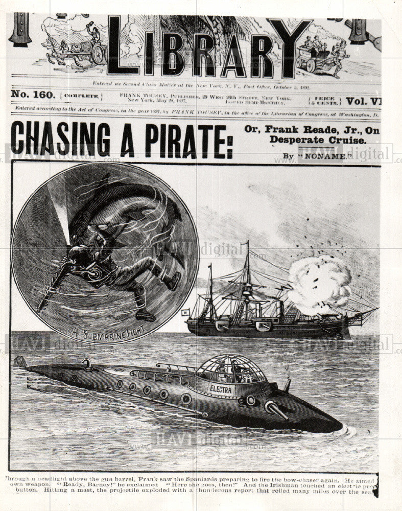 Press Photo Book Chasing a Pirate - Historic Images