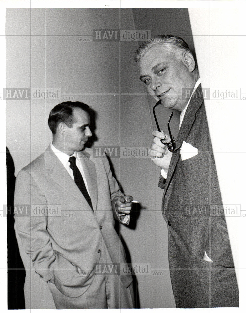 1956 Press Photo Robert Neal, Amos Botts Indicted Grand - Historic Images