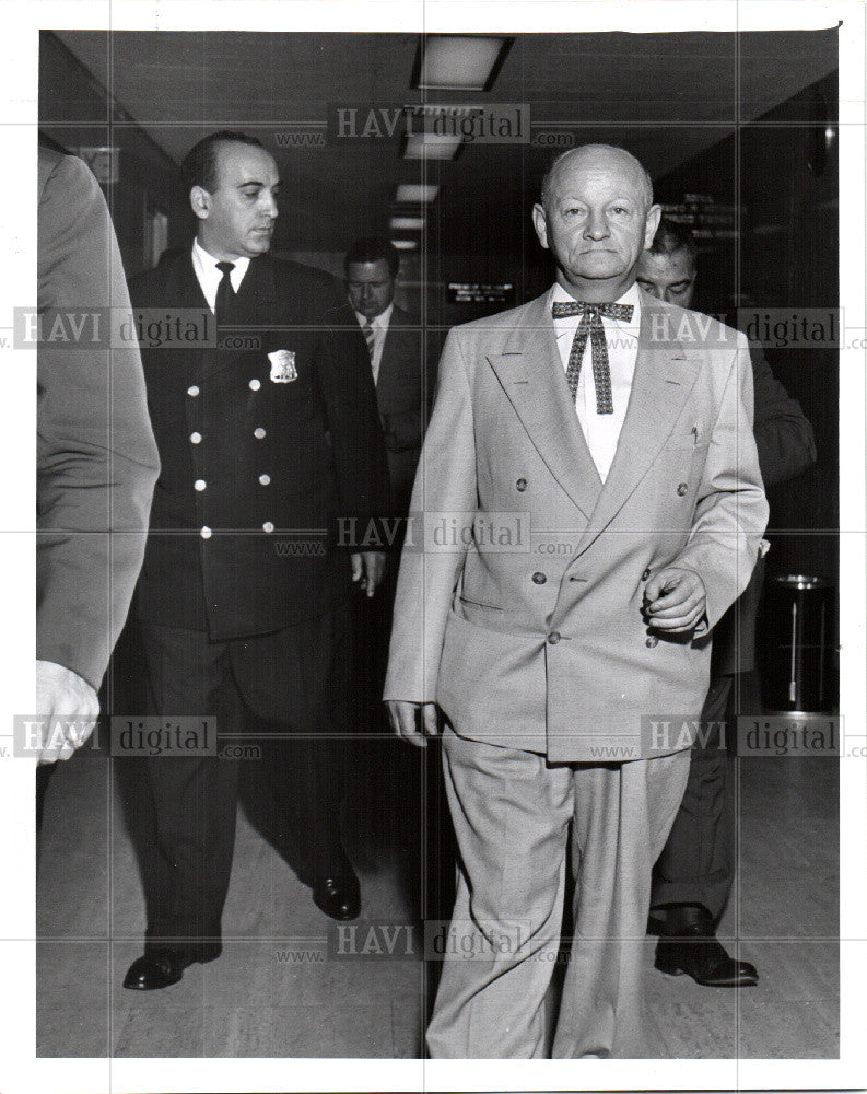 1956 Press Photo Rippe Court Room - Historic Images