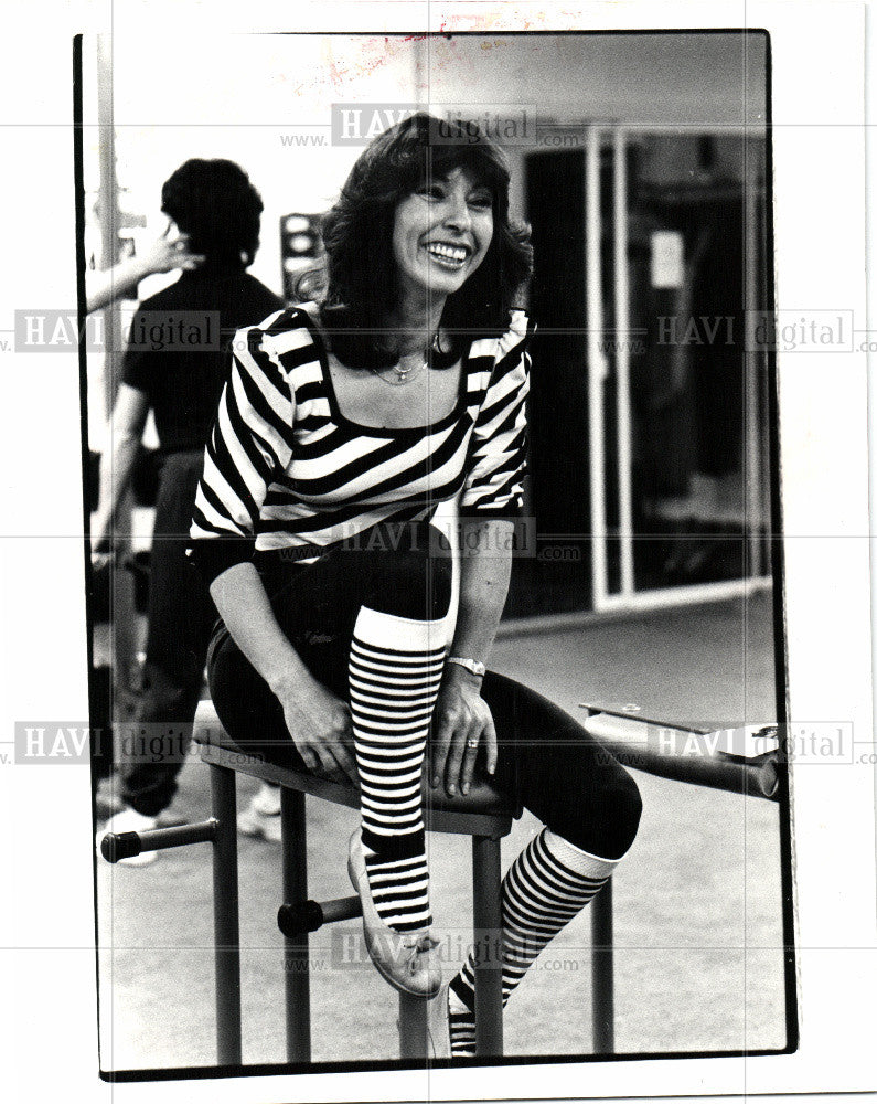 1982 Press Photo Bev Chrzanowski exercise center owner - Historic Images