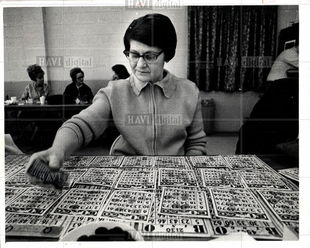 Press Photo Bingo card game - Historic Images