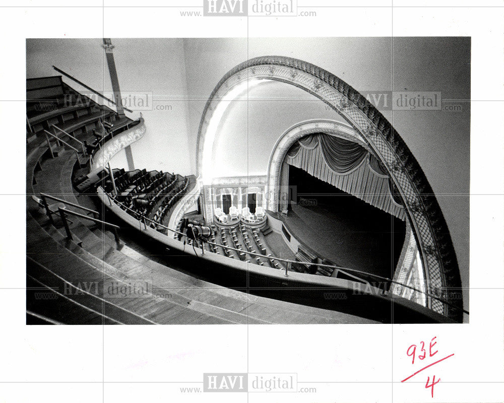 1987 Press Photo Opera House,Theater,Calumet - Historic Images