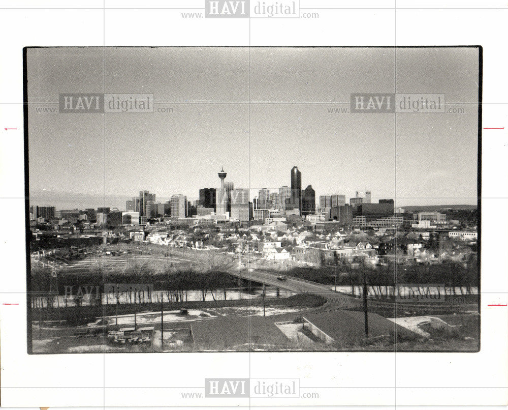 1987 Press Photo Calgary - Historic Images