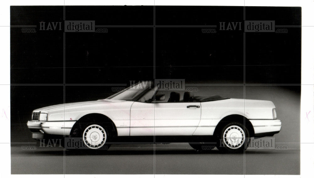 1987 Press Photo Cadillac Top Down - Historic Images