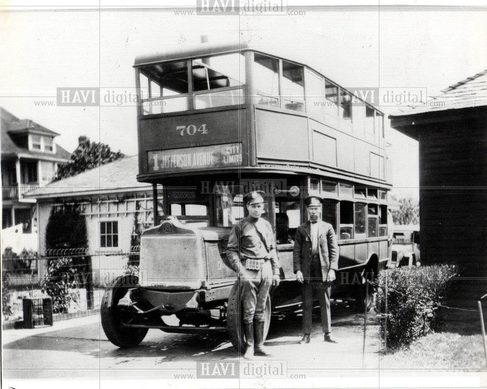 1979 Press Photo Doubledecker Bus - Historic Images