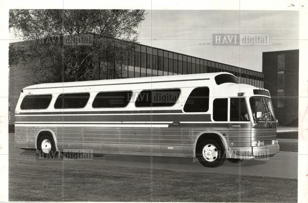 1967 Press Photo GMC&#39;S NEW INTERCITY COACH - Historic Images