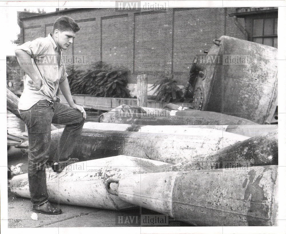 1956 Press Photo Coast guard - Historic Images