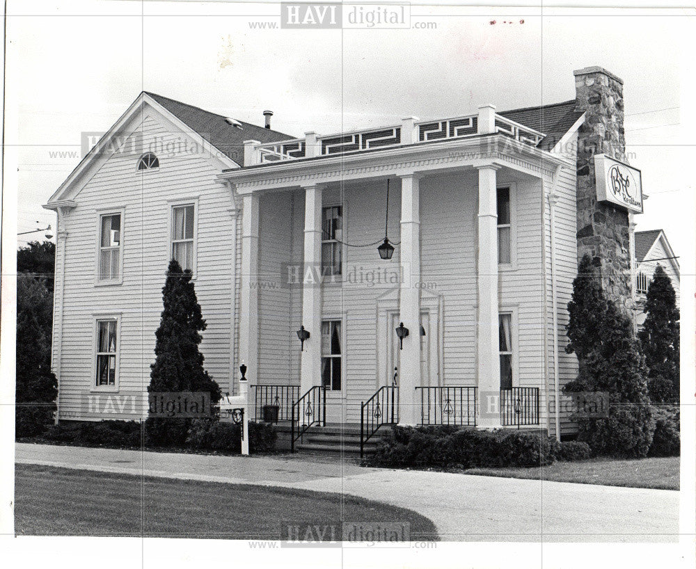1974 Press Photo Historic Buildings Michigan - Historic Images