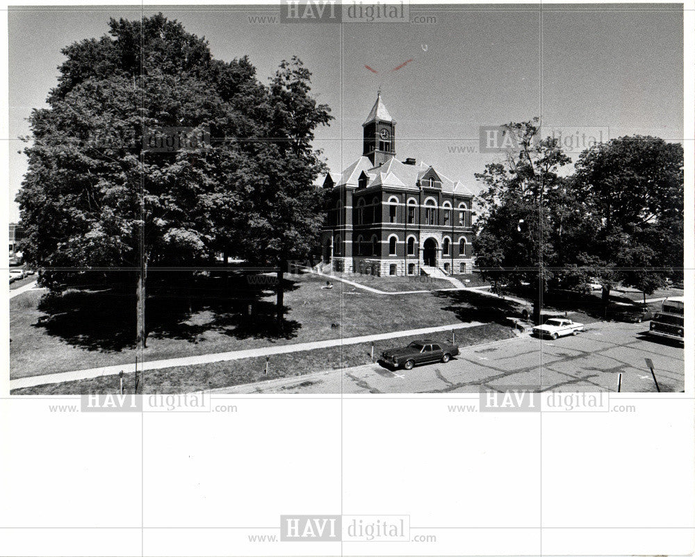 1978 Press Photo Livingston County Courthouse Howell - Historic Images