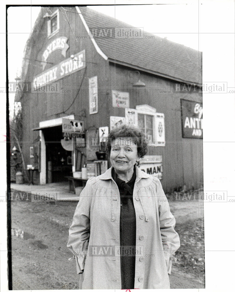 1980 Press Photo Barn Byers County Store in Commerce - Historic Images