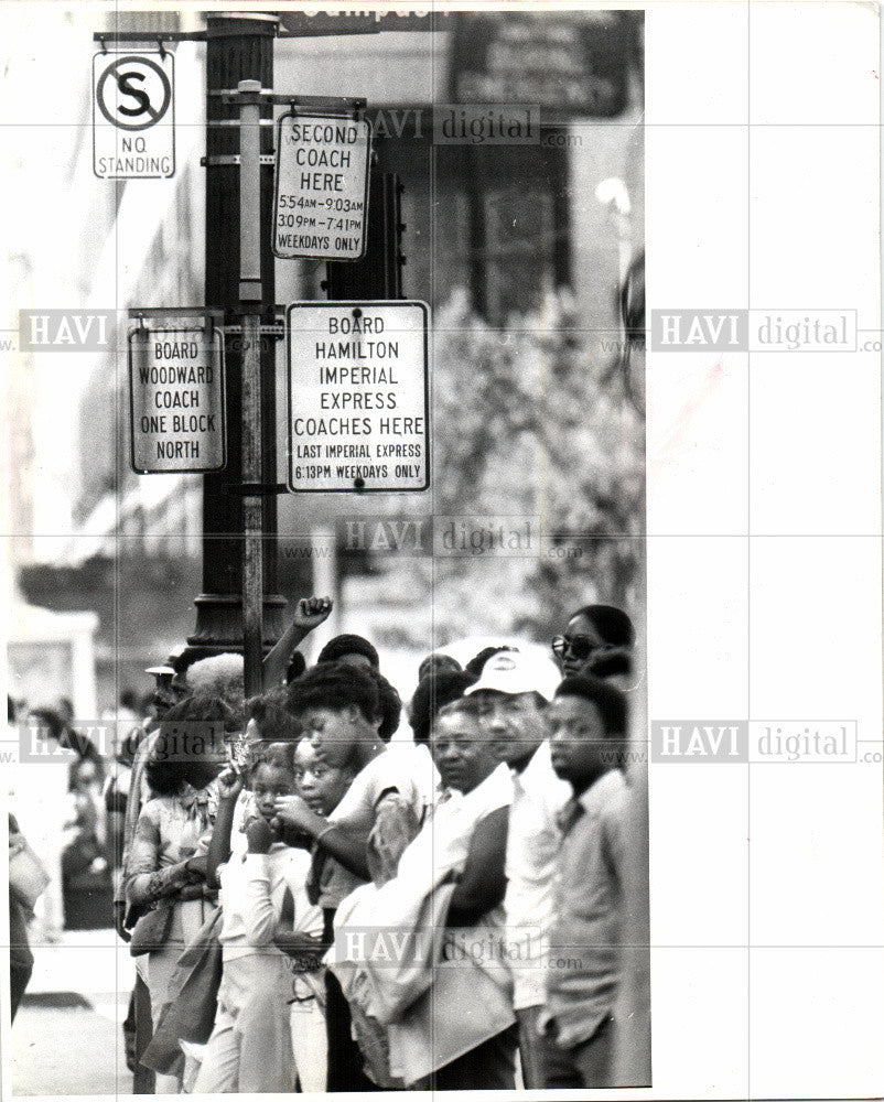 1983 Press Photo CITY BUS, DA RAMOS - Historic Images