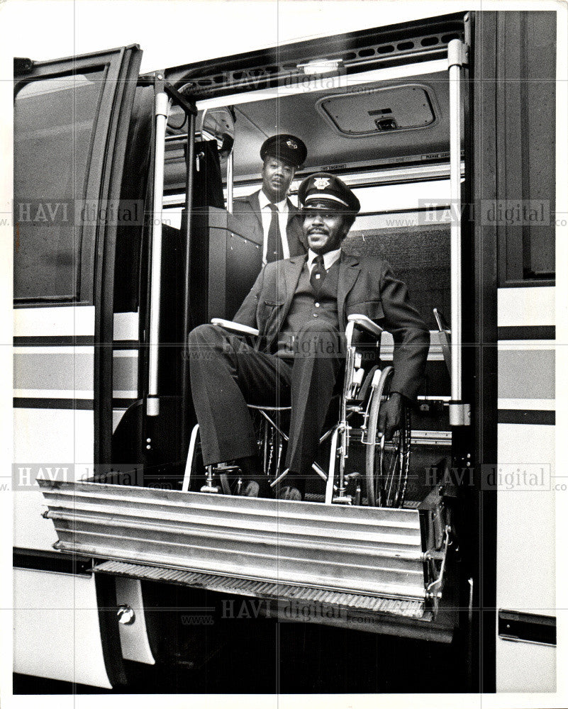 1978 Press Photo Transportation Department Detroit - Historic Images