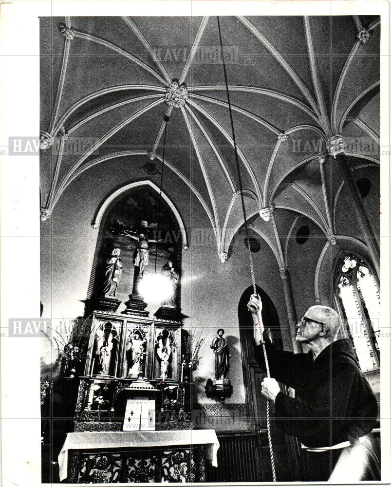 1975 Press Photo capuchin brial italy - Historic Images