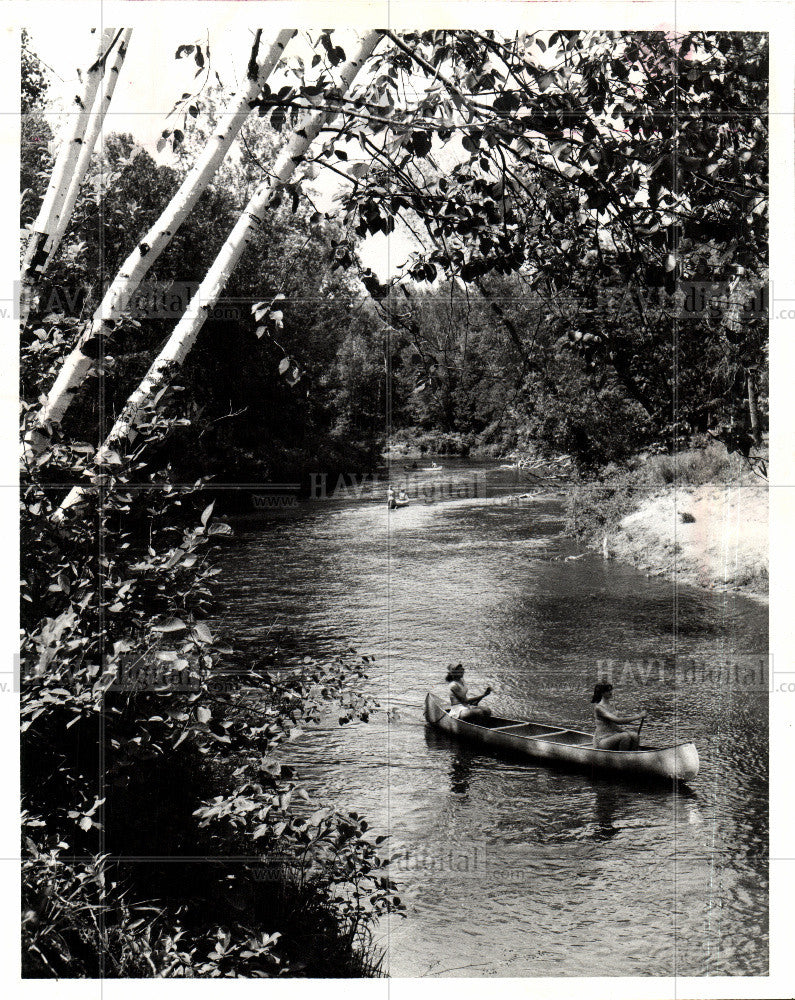 1991 Press Photo Canoe and Canoeing - Historic Images