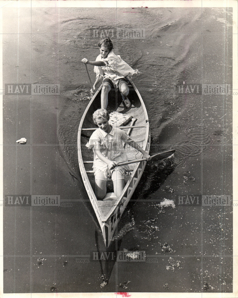 1967 Press Photo Canoe and Canoeing - Historic Images