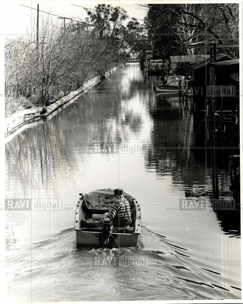 1979 Press Photo Fisherman - Historic Images