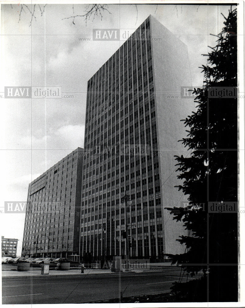 1980 Press Photo City County Building - Historic Images