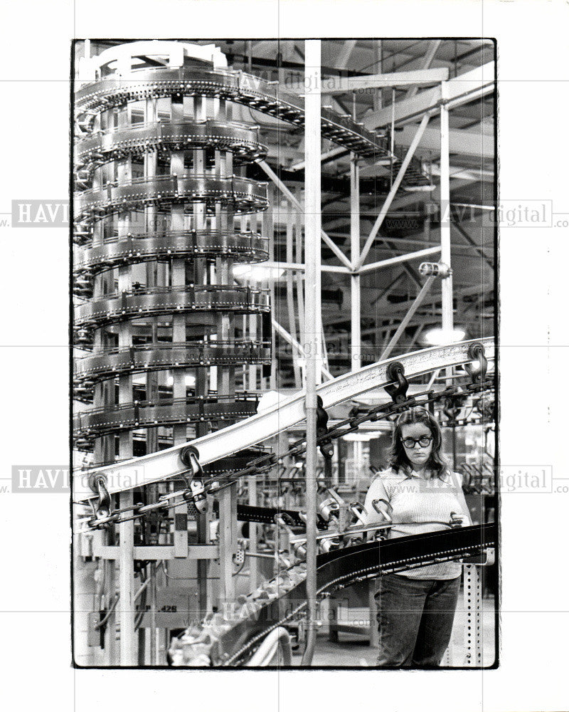 1980 Press Photo Chrysler Trenton engine plant - Historic Images