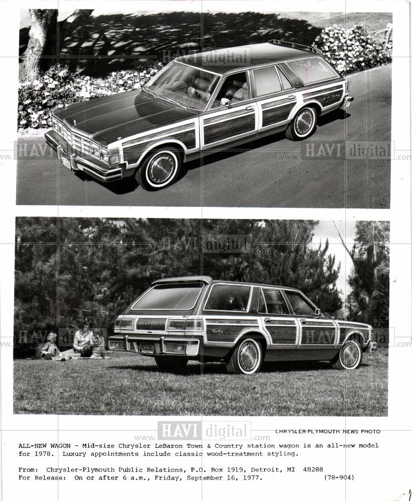 1978 Press Photo Chrysler Automobile - Historic Images