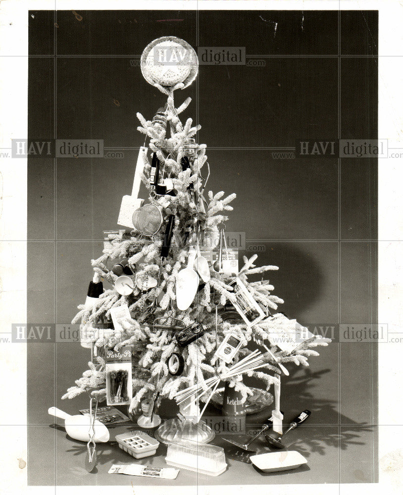 1960 Press Photo Christmas decoration - Historic Images