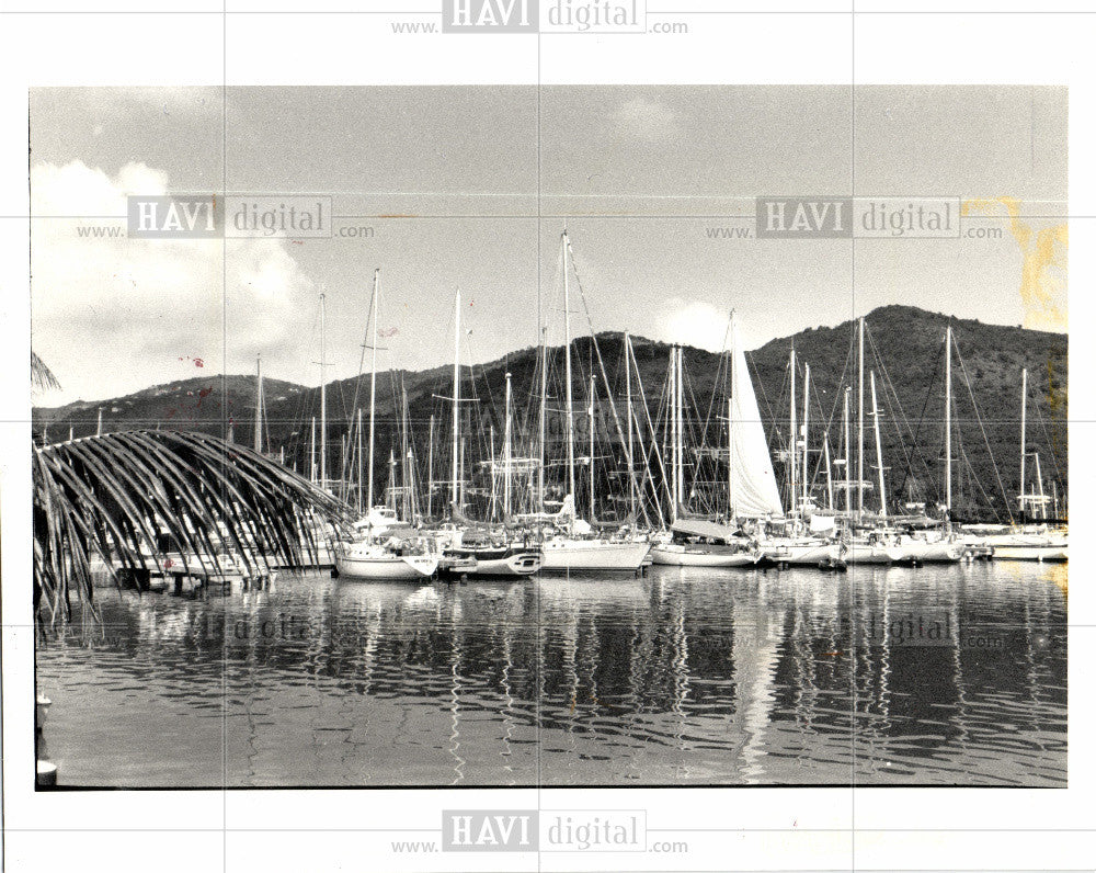 1987 Press Photo Tortola is the largest British Islands - Historic Images