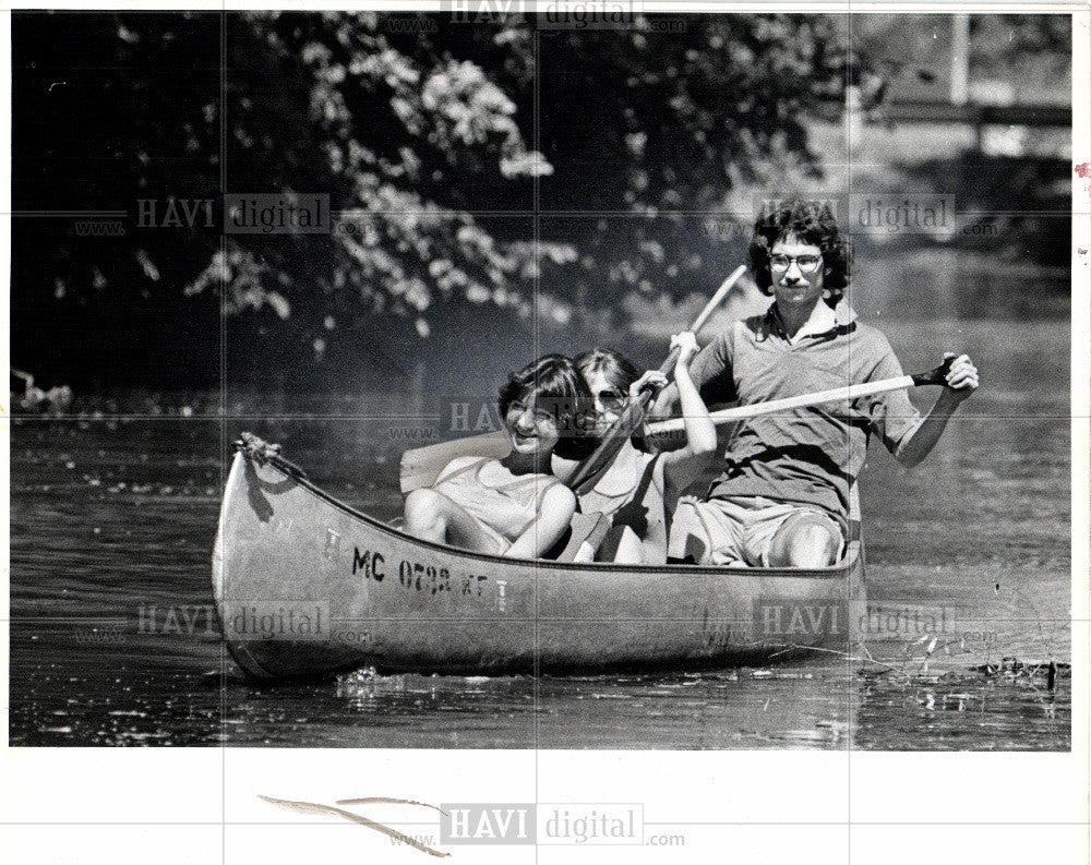 1978 Press Photo Canoe and Canoeing - Historic Images