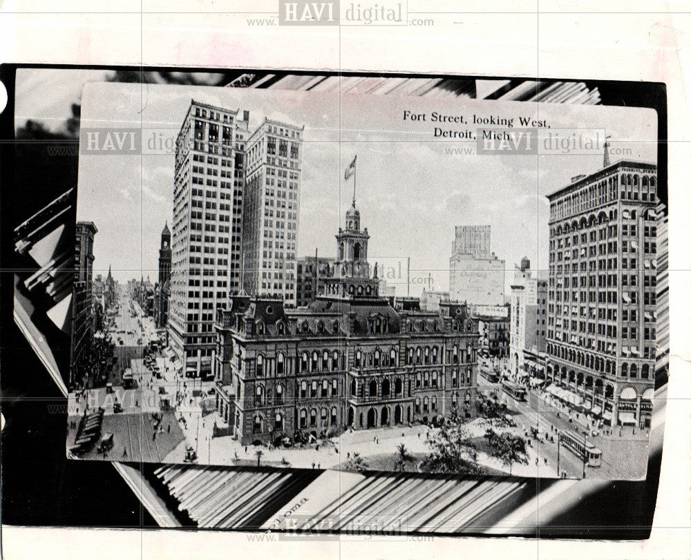 1974 Press Photo Historical Detroit - Historic Images