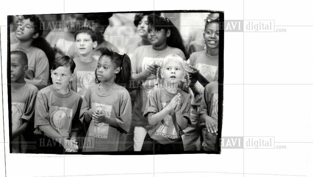 1991 Press Photo children York Michigan 1991 - Historic Images