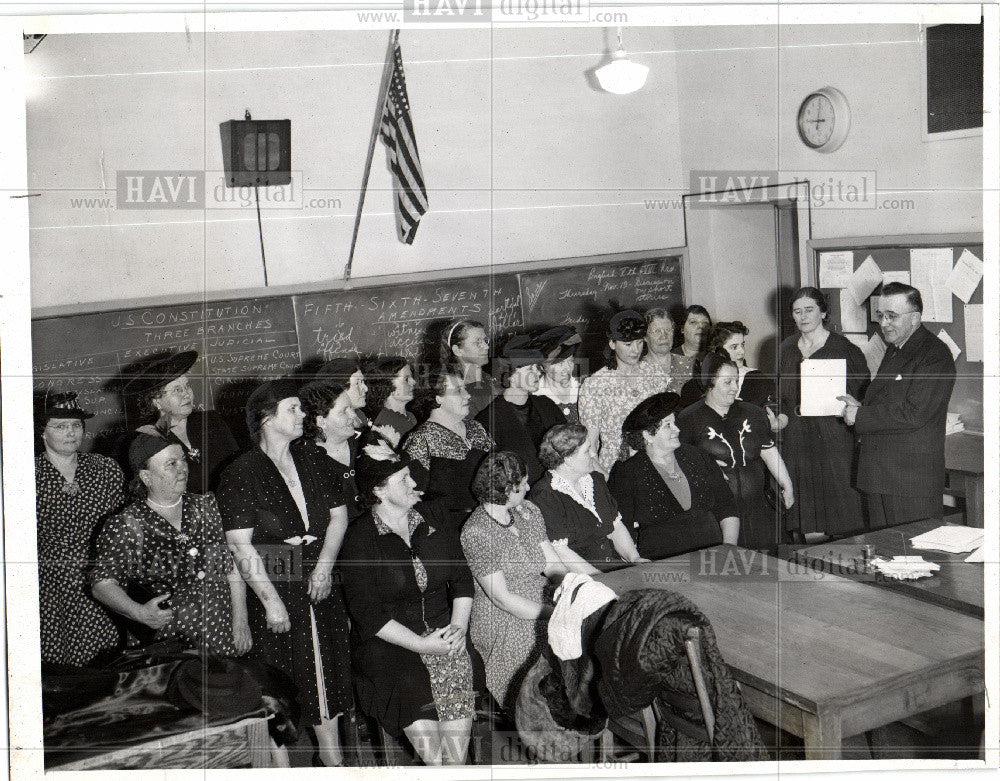 1941 Press Photo TEACHER JOHN BUCERZAN - Historic Images