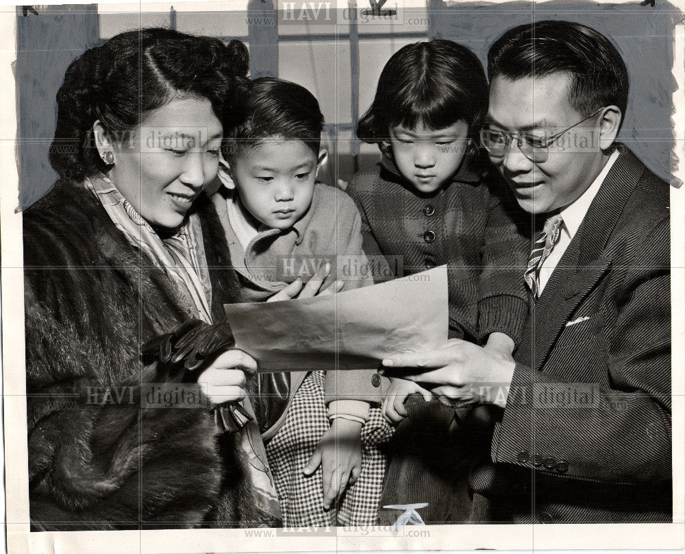 1948 Press Photo DR ESTHER VIN DR GEORGE QLEE - Historic Images