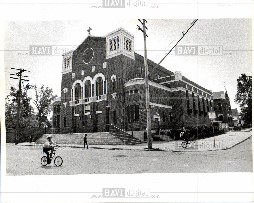 1980 Press Photo Immaculate Conception Church - Historic Images