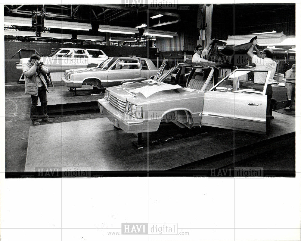 1980 Press Photo K Car Chrysler Corporation - Historic Images