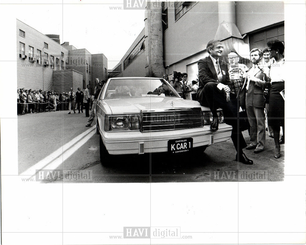 1980 Press Photo Chrysler Lacocca Escort  Caldwell - Historic Images