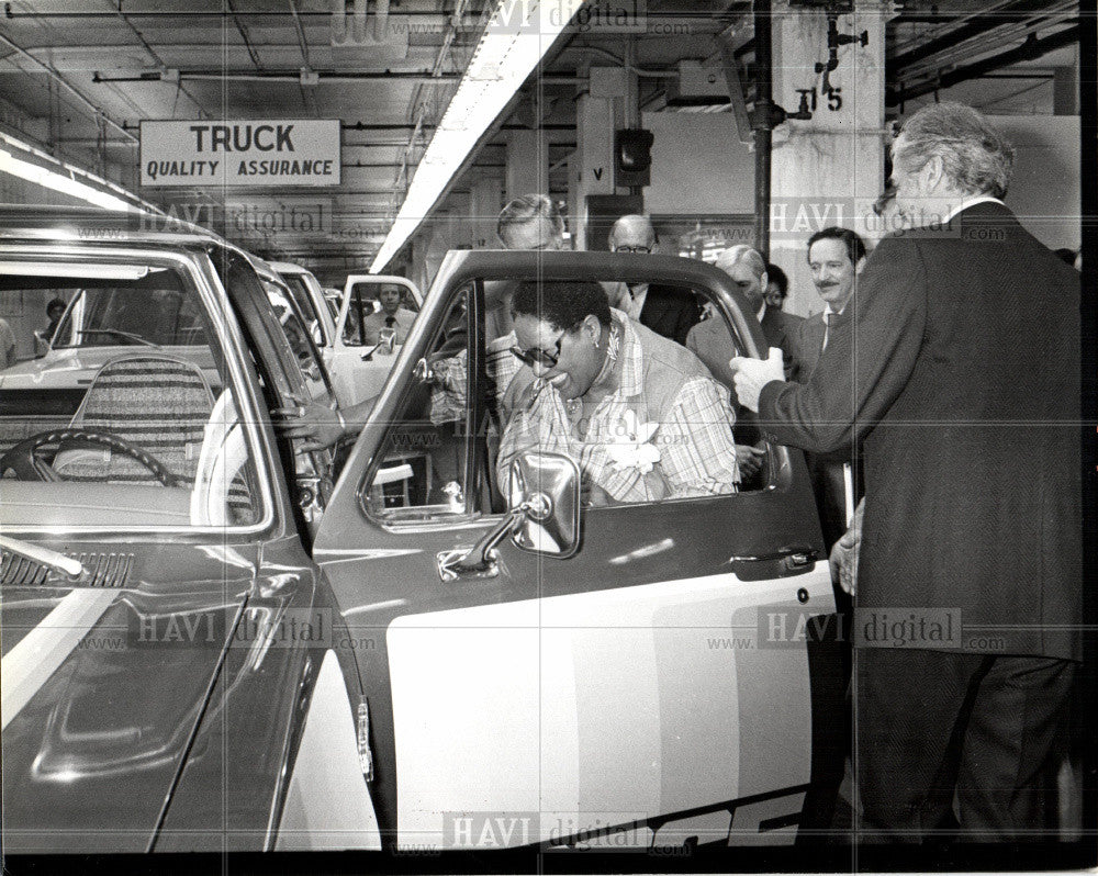 1978 Press Photo Chrysler&#39;s Jefferson plant Helen Kelly - Historic Images