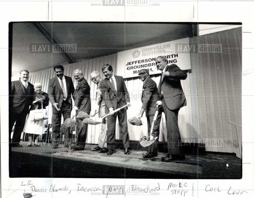 1989 Press Photo Lee Lacocca - Historic Images