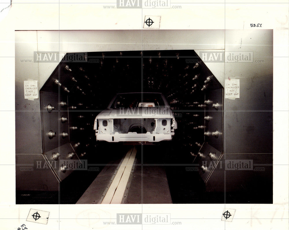1991 Press Photo Chrysler Corporation Jefferson Avenue - Historic Images